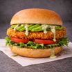 Vegan Crunchy Chicken Burger